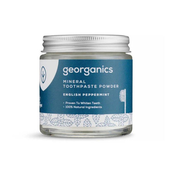 Georganics zobu pulveris, piparmētra