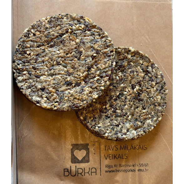 Sāļie sēklu krekeri, 100g