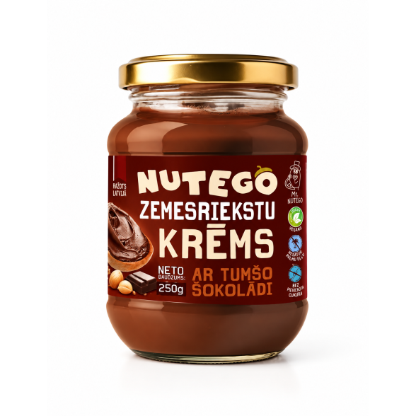 Zemesriekstu sviests ar tumšo šokolādi